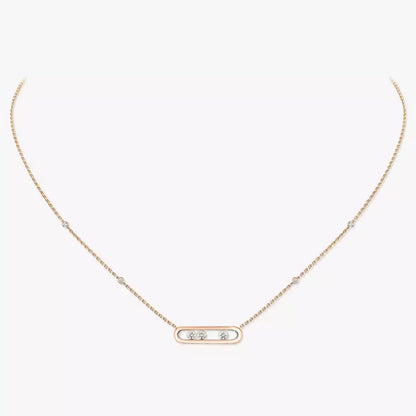 [⭐Mirelle] Baby Move Gold Diamond Necklace