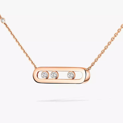 [⭐Mirelle] Baby Move Gold Diamond Necklace