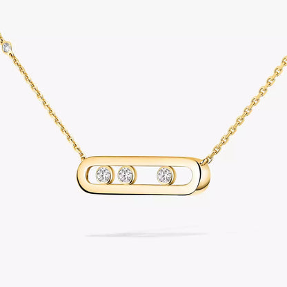 [⭐Mirelle] Baby Move Gold Diamond Necklace
