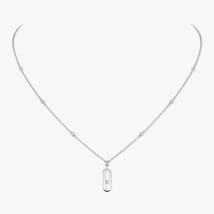 [⭐Mirelle] Move Uno Gold Diamond Long Necklace