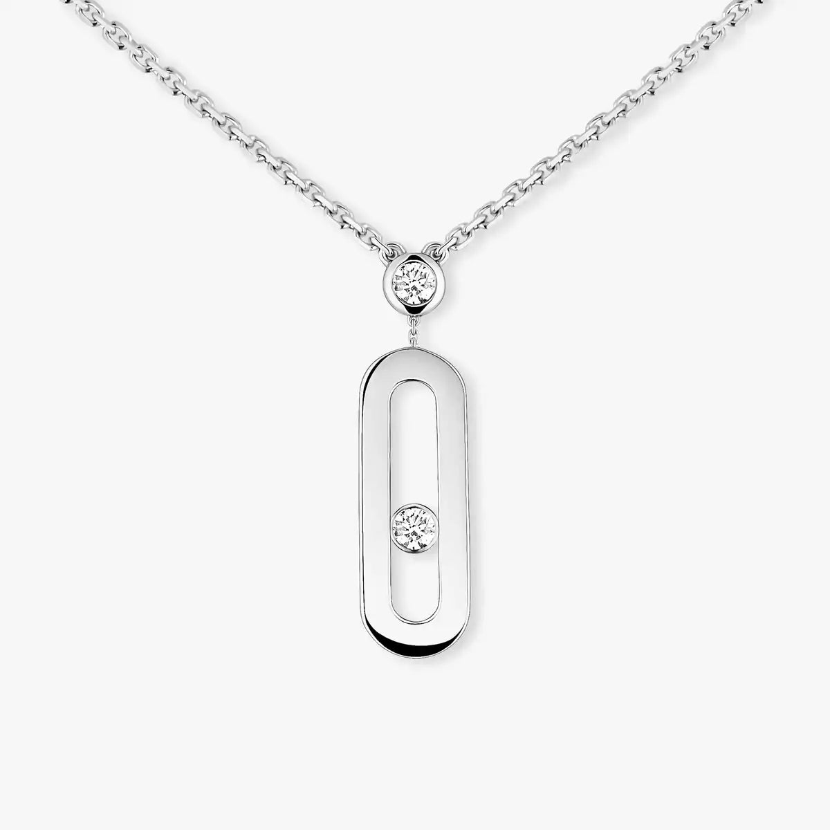 [⭐Mirelle] Move Uno Gold Diamond Long Necklace