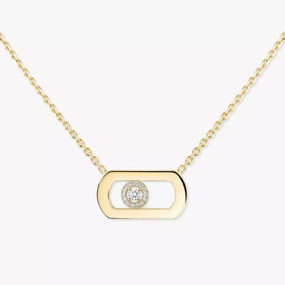 [⭐Mirelle]So Move Diamond Necklace in Gold