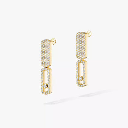 [⭐Mirelle]Imperial Move SM Diamond Earrings