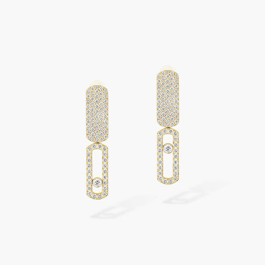 [⭐Mirelle]Imperial Move SM Diamond Earrings
