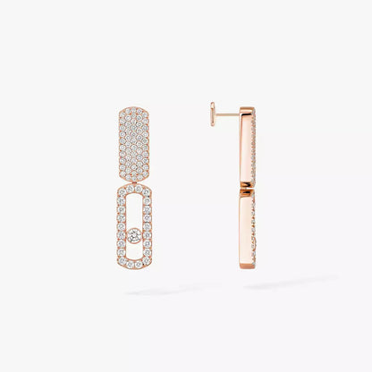 [⭐Mirelle]Imperial Move SM Diamond Earrings