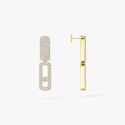 [⭐Mirelle]Imperial Move SM Diamond Earrings