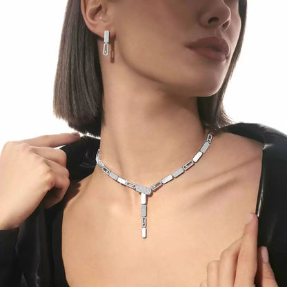 [⭐Mirelle]Imperial Move SM Diamond Earrings