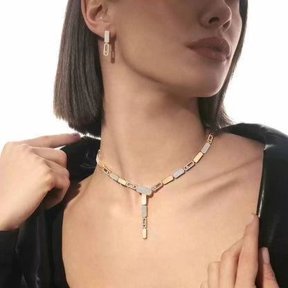 [⭐Mirelle]Imperial Move SM Diamond Earrings