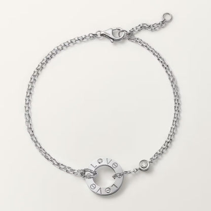[⭐Mirelle]LOVE BRACELET 2 DIAMOND