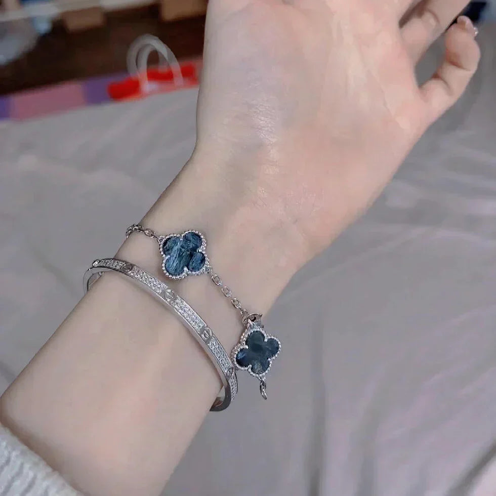 [⭐Mirelle]CLOVER 5 MOTIF PIETERSITE BRACELET COLLECTION