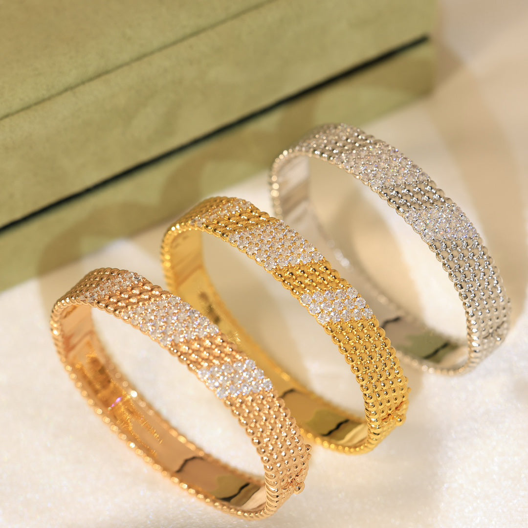 [⭐Mirelle]  FIVE-ROW DIAMOND BRACELET