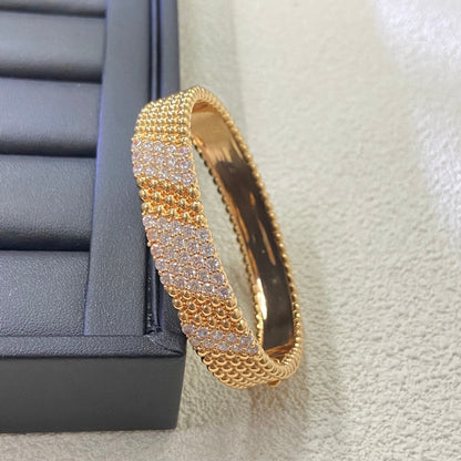 [⭐Mirelle]  FIVE-ROW DIAMOND BRACELET