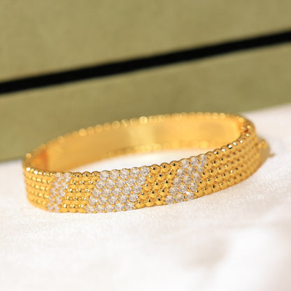 [⭐Mirelle]  FIVE-ROW DIAMOND BRACELET