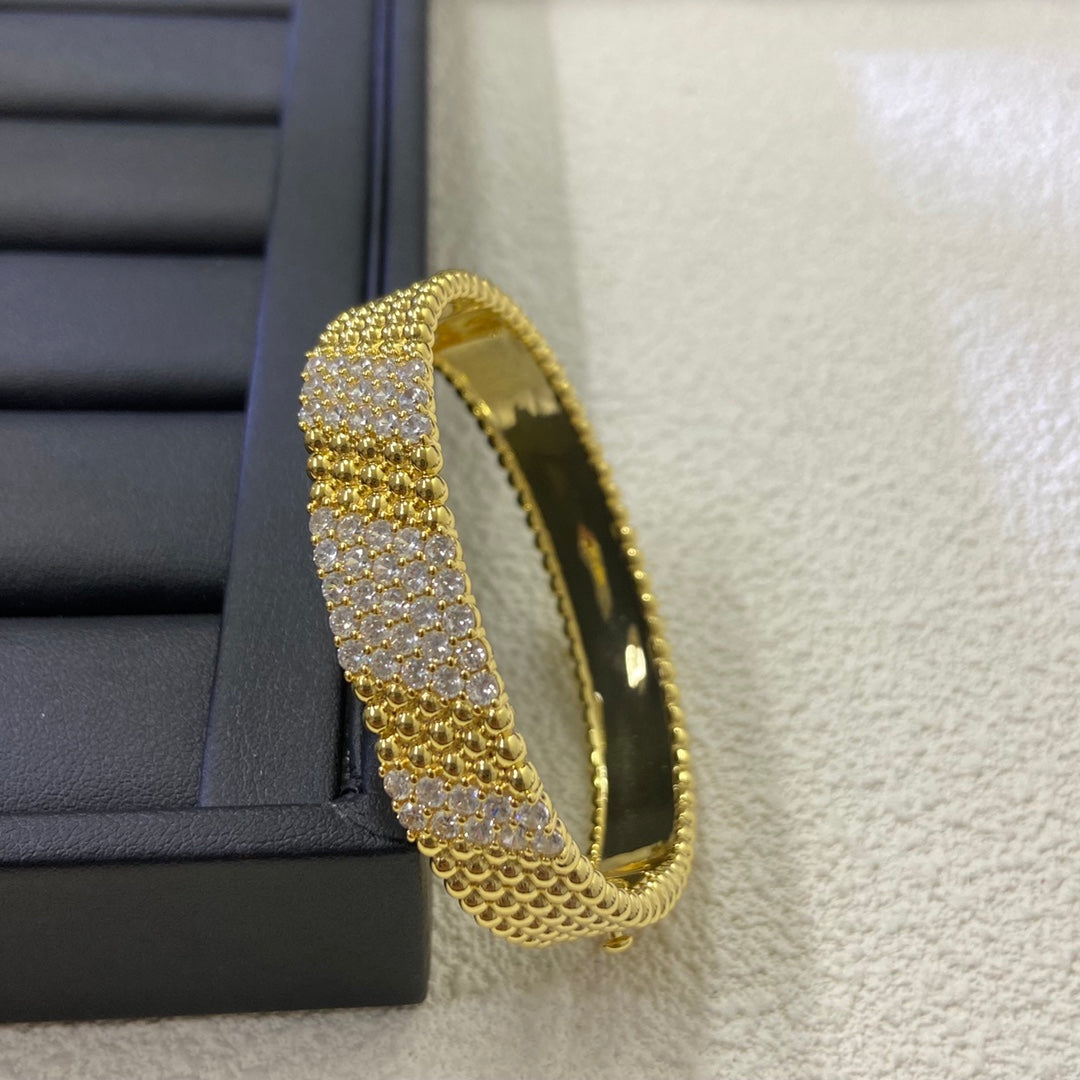 [⭐Mirelle]  FIVE-ROW DIAMOND BRACELET