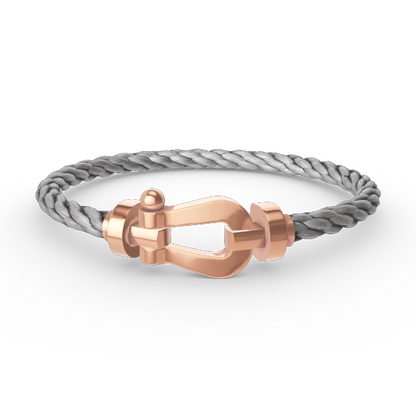 [⭐Mirelle]FORCE LARGE HORSESHOE NO DIAMOND BRACELET ROSE GOLD