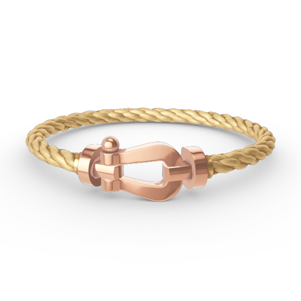 [⭐Mirelle]FORCE LARGE HORSESHOE NO DIAMOND BRACELET ROSE GOLD