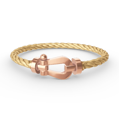 [⭐Mirelle]FORCE LARGE HORSESHOE NO DIAMOND BRACELET ROSE GOLD