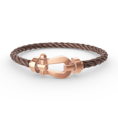 [⭐Mirelle]FORCE LARGE HORSESHOE NO DIAMOND BRACELET ROSE GOLD