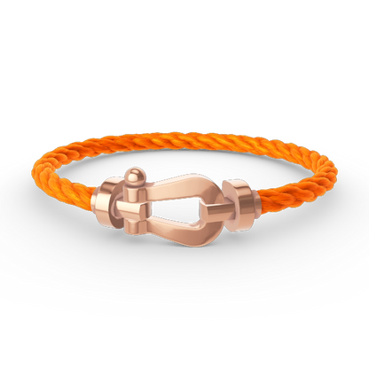 [⭐Mirelle]FORCE LARGE HORSESHOE NO DIAMOND BRACELET ROSE GOLD