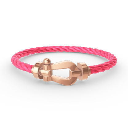 [⭐Mirelle]FORCE LARGE HORSESHOE NO DIAMOND BRACELET ROSE GOLD