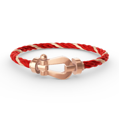 [⭐Mirelle]FORCE LARGE HORSESHOE NO DIAMOND BRACELET ROSE GOLD