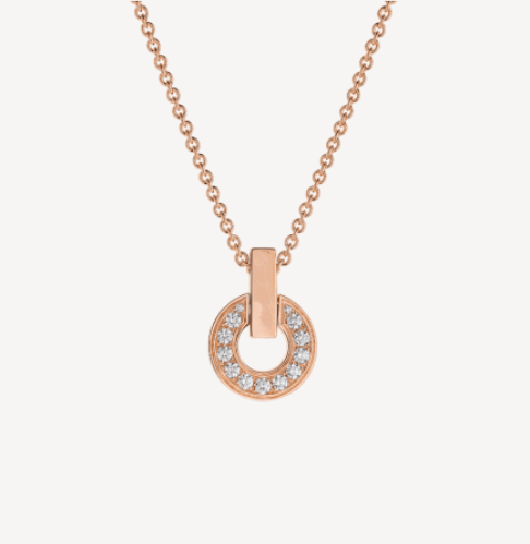 [⭐Mirelle]GARI NECKLACE PINK GOLD DIAMOND