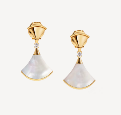 [⭐Mirelle]DREAM MOP 1 DIAMOND EARRINGS