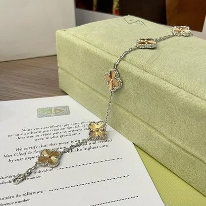 [⭐Mirelle] CLOVER 5 MOTIF LASER BRACELET COLLECTION