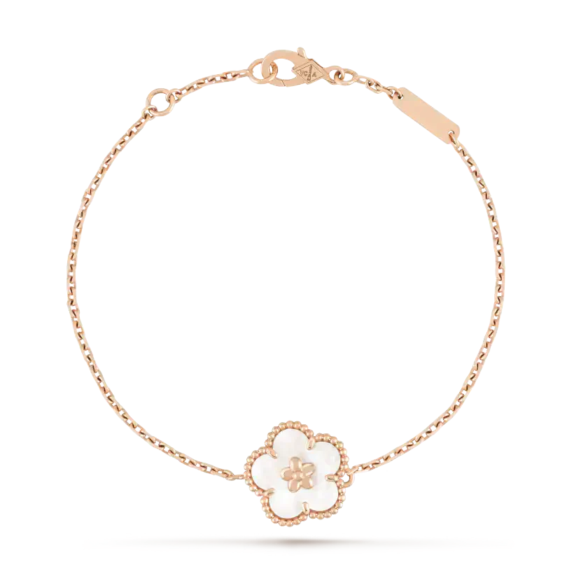 [⭐Mirelle]LUCKY WHITE MOP PLUM BLOSSOM  BRACELET