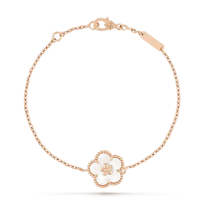 [⭐Mirelle]LUCKY WHITE MOP PLUM BLOSSOM  BRACELET