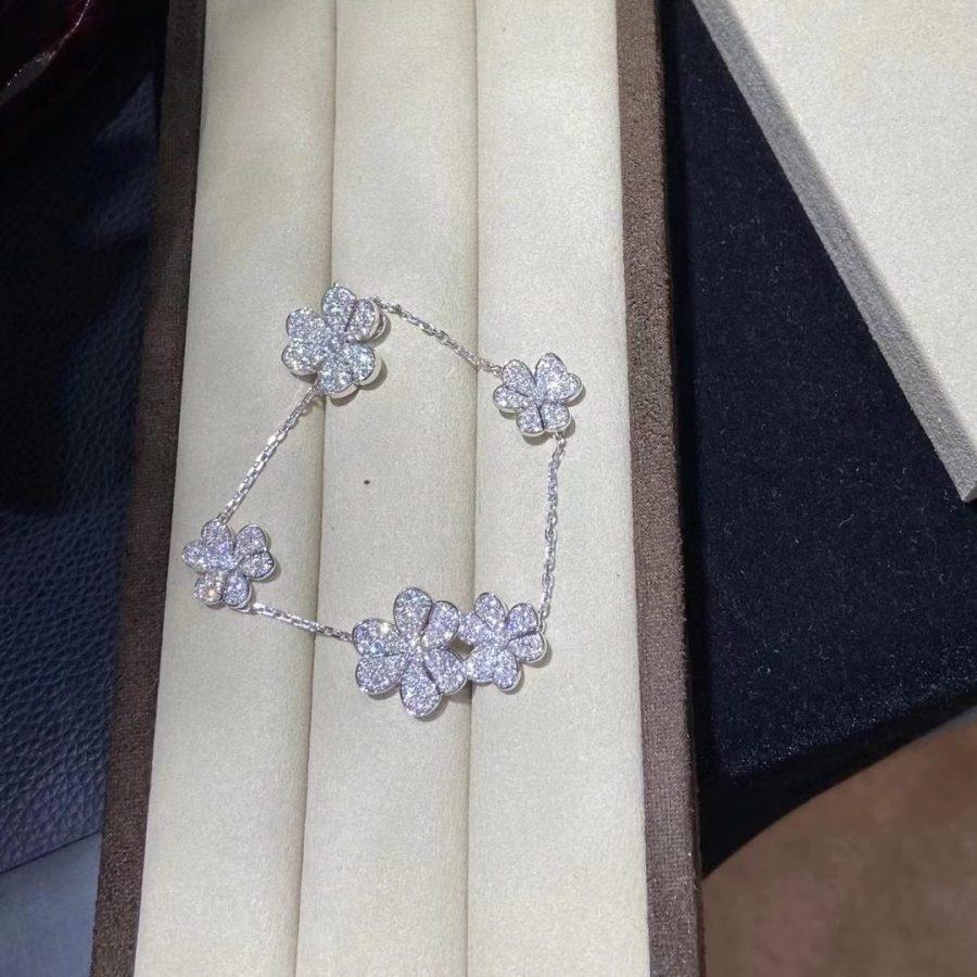 [⭐Mirelle]FRIVOLE SILVER 5 FLOWERS BRACELET