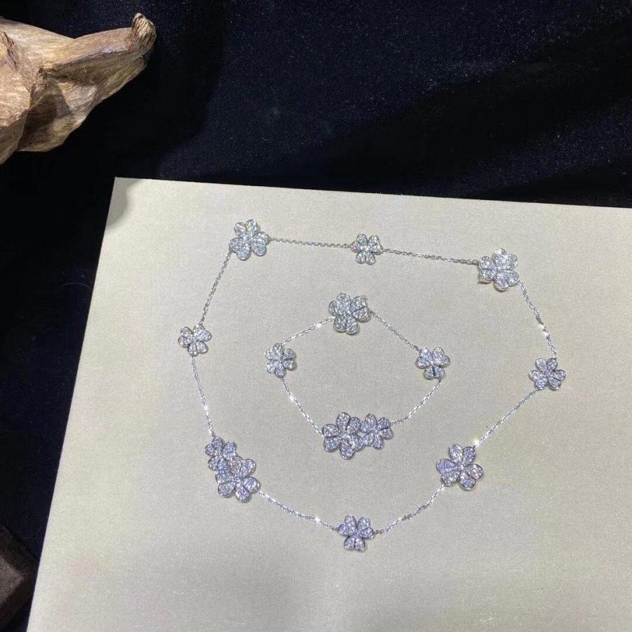 [⭐Mirelle]FRIVOLE SILVER 5 FLOWERS BRACELET