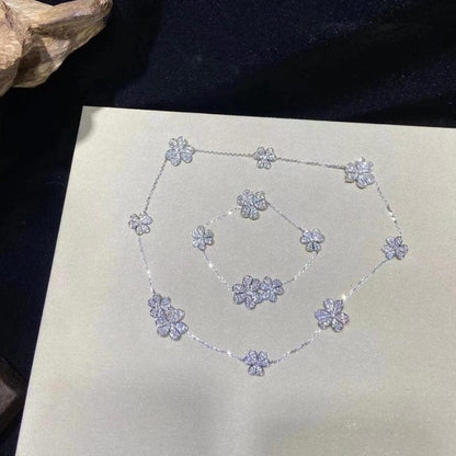 [⭐Mirelle]FRIVOLE SILVER 5 FLOWERS BRACELET
