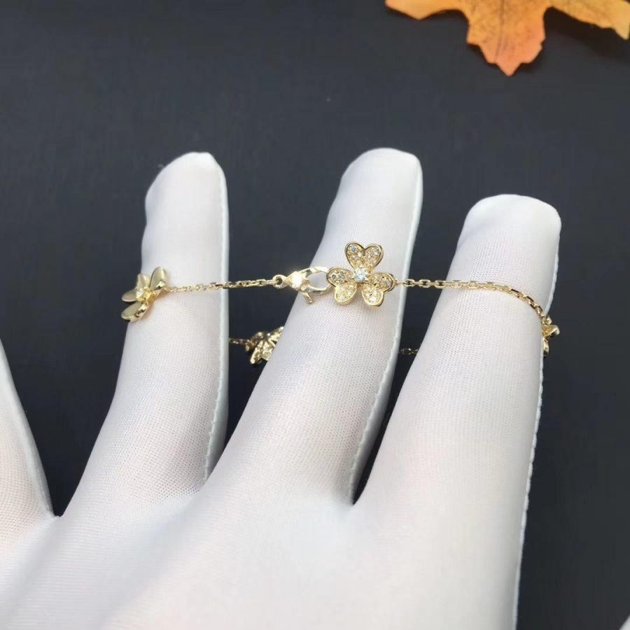 [⭐Mirelle]FRIVOLE GOLD 5 FLOWERS BRACELET
