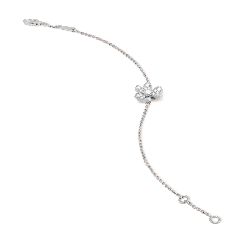 [⭐Mirelle]FRIVOLE SILVER FLOWER DIAMOND BRACELET
