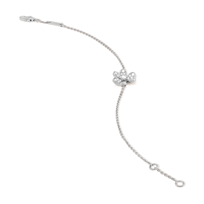 [⭐Mirelle]FRIVOLE SILVER FLOWER DIAMOND BRACELET