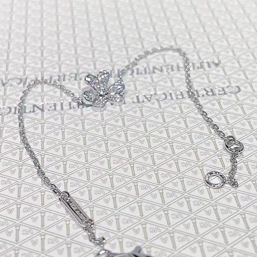 [⭐Mirelle]FRIVOLE SILVER FLOWER DIAMOND BRACELET