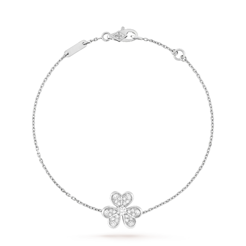 [⭐Mirelle]FRIVOLE SILVER FLOWER DIAMOND BRACELET