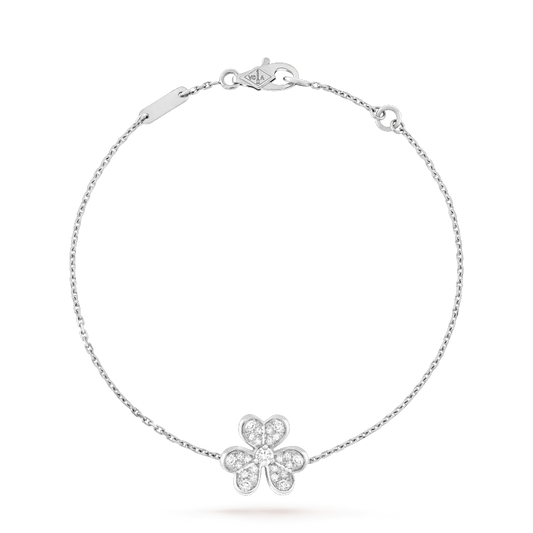 [⭐Mirelle]FRIVOLE SILVER FLOWER DIAMOND BRACELET