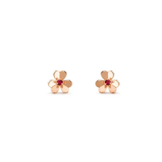 [⭐Mirelle]FRIVOLE  FLOWER PINK EARRINGS