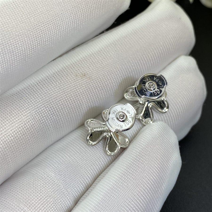 [⭐Mirelle]FRIVOLE MINI SILVER FLOWER EARRINGS