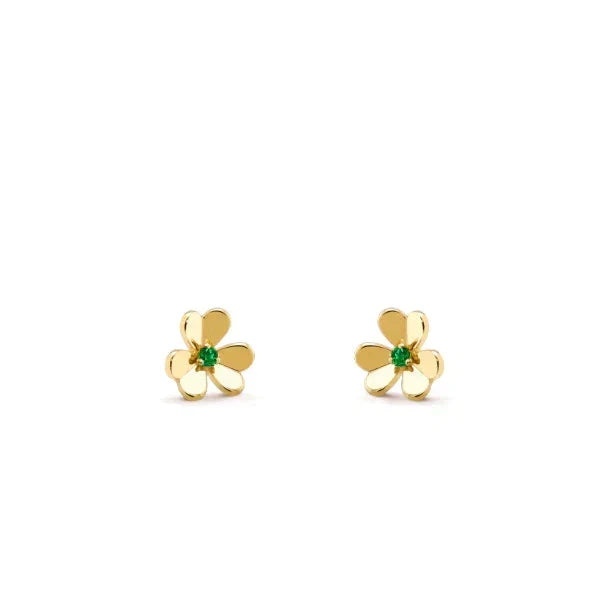 [⭐Mirelle]FRIVOLE  FLOWER MALACHITE EARRINGS
