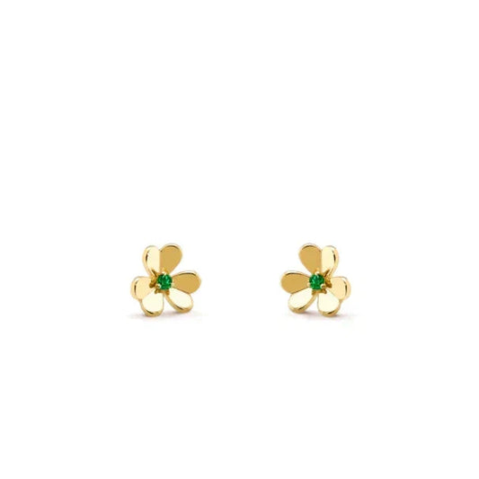 [⭐Mirelle]FRIVOLE  FLOWER MALACHITE EARRINGS