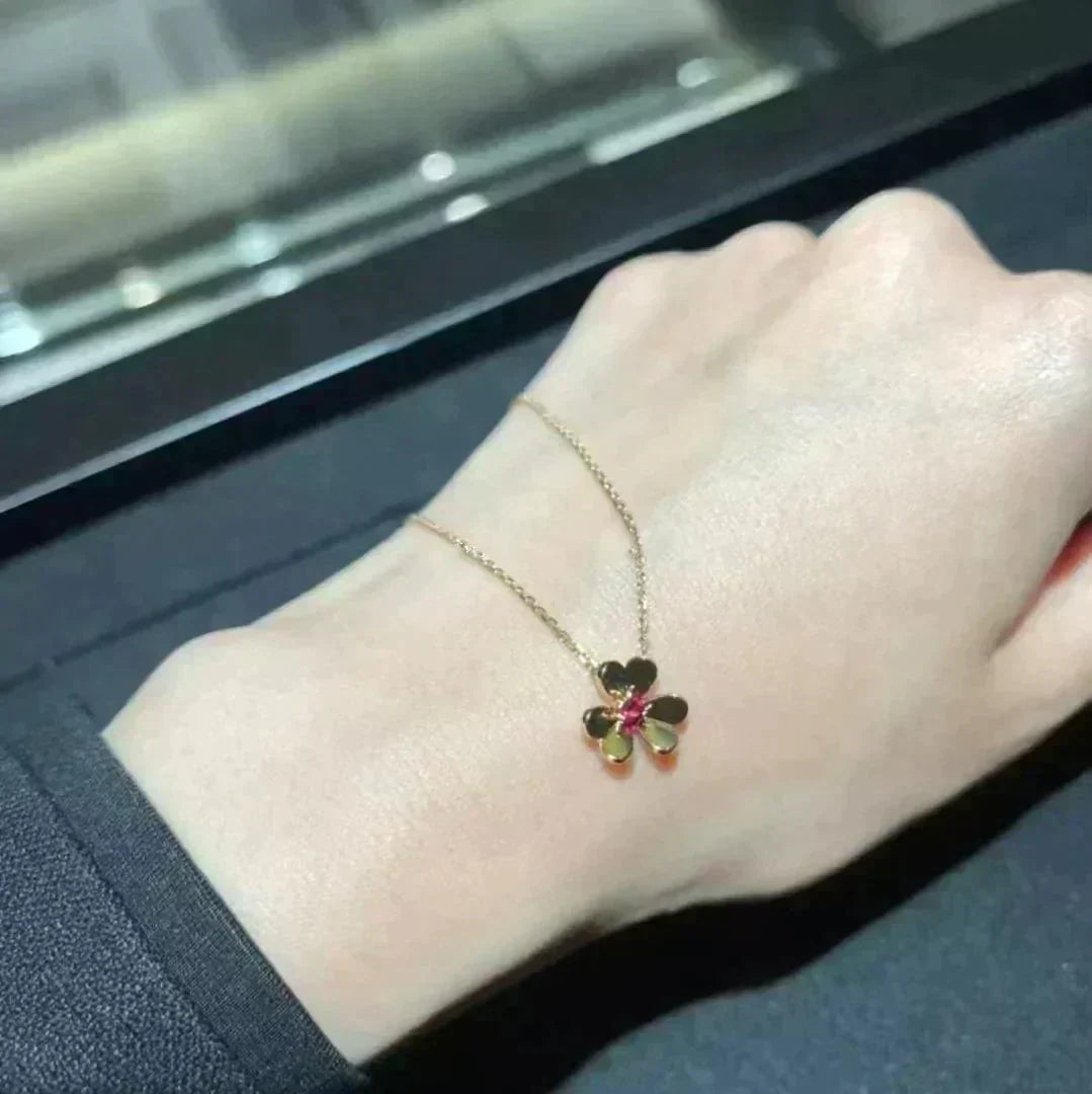 [⭐Mirelle]FRIVOLE GOLD FLOWER NECKLACE