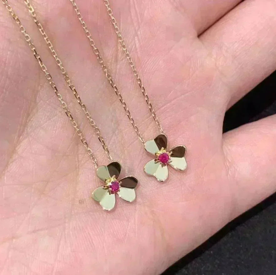 [⭐Mirelle]FRIVOLE GOLD FLOWER NECKLACE