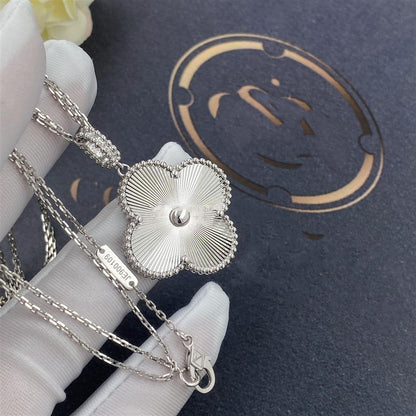 [⭐Mirelle]CLOVER 25MM SILVER BIG CLOVER NECKLACE