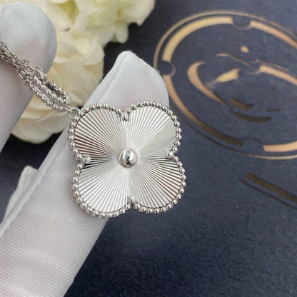 [⭐Mirelle]CLOVER 25MM SILVER BIG CLOVER NECKLACE