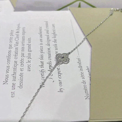 [⭐Mirelle]CLOVER  SINGLE FLOWER BRACELET SILVER