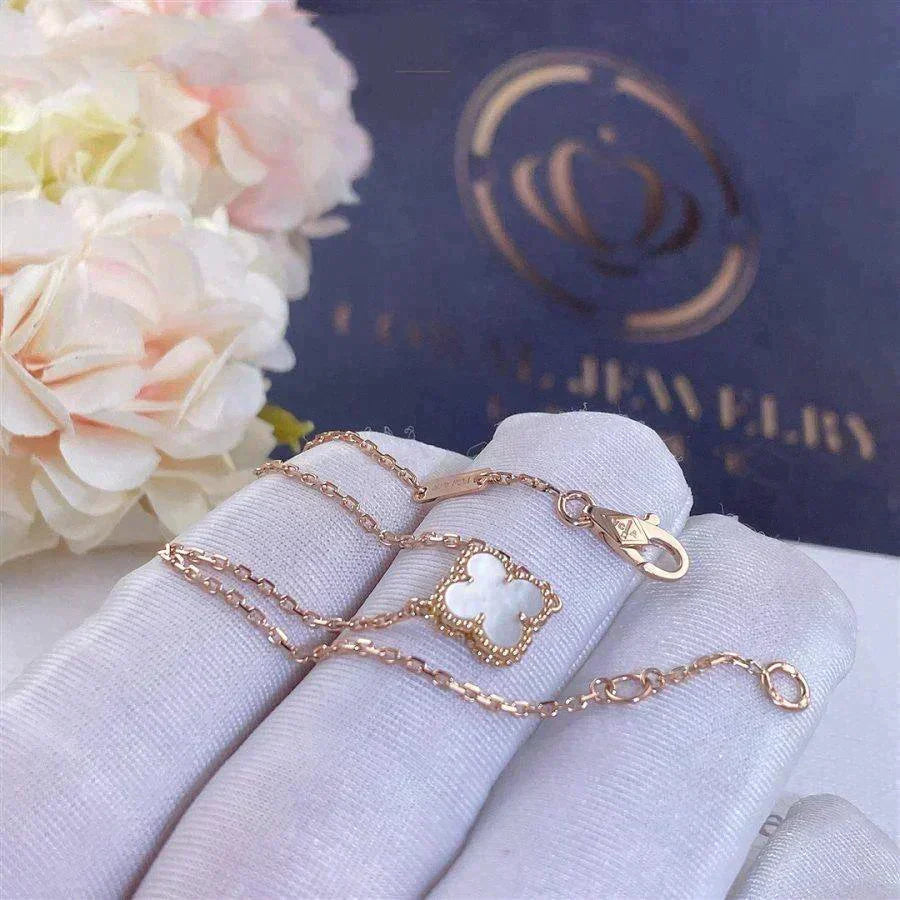[⭐Mirelle]CLOVER WHITE MOP SINGLE FLOWER BRACELET