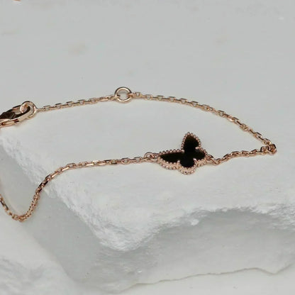 [⭐Mirelle]BUTTERFLY ONYX  BUTTERFLY BRACELET